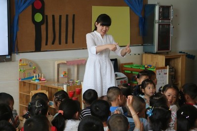 滁州市第二幼兒園開展結對幫扶活動